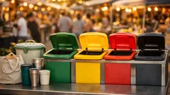 How to cut market waste fast with a simple organics and recycling system