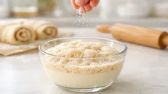 The pinch of sugar trick for fluffier cinnamon scrolls every time