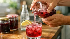 The 1-teaspoon jam cocktail hack that upgrades vodka soda fast