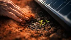 How a mega solar farm can change the land beneath it, not just the power grid