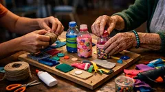 How one community upcycling workshop is helping families cut waste at home